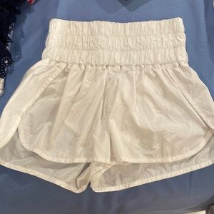 women free people way home shorts, size small, white, good condition